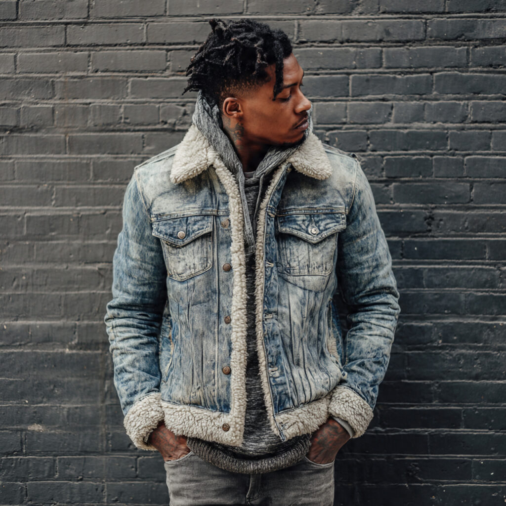 Shearling Lined Denim Jackets