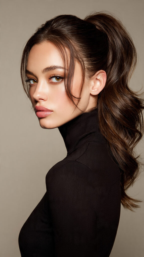 Sleek Ponytails with a Modern Touch