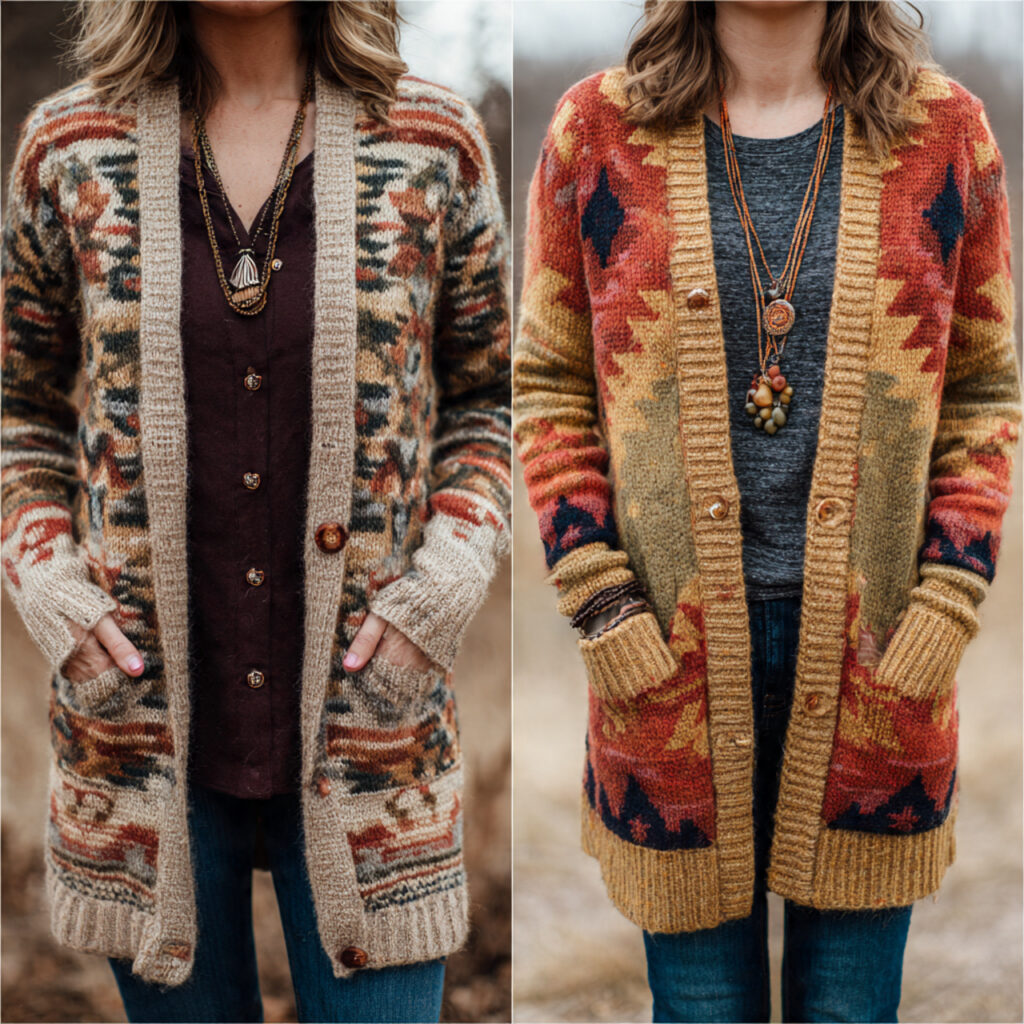 Southwestern Patterned Cardigans