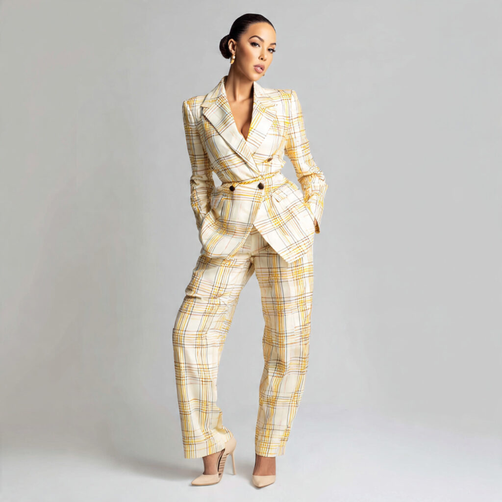 Tailored Two Piece Power Suit