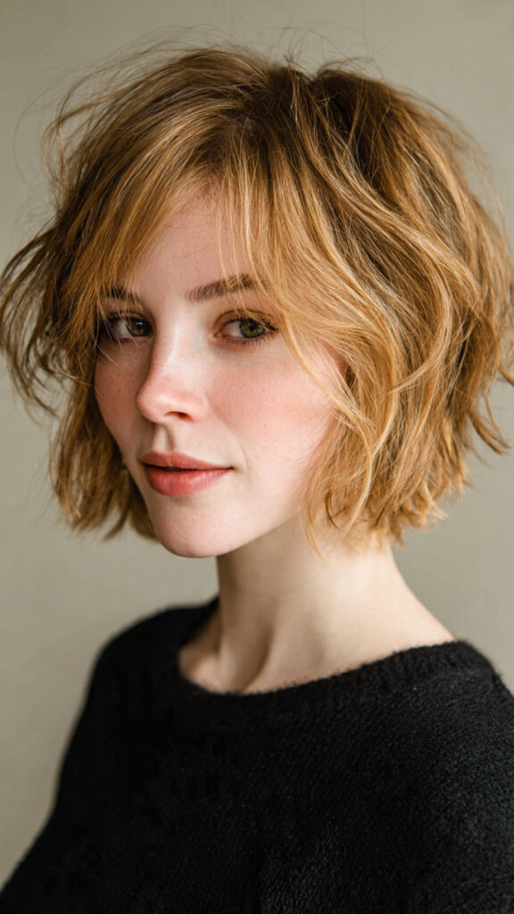 Textured Bob for a Soft Spring Look