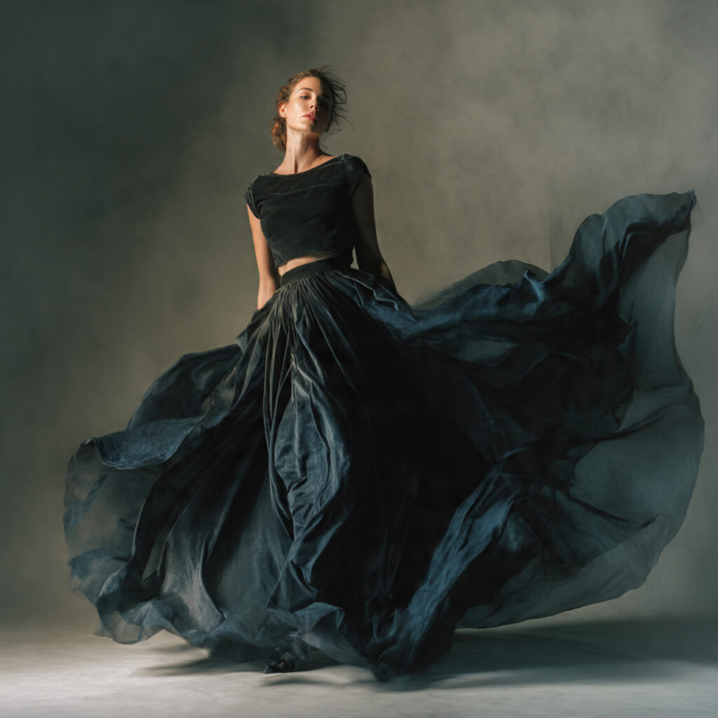 Velvet Floor Length Maxi Skirts