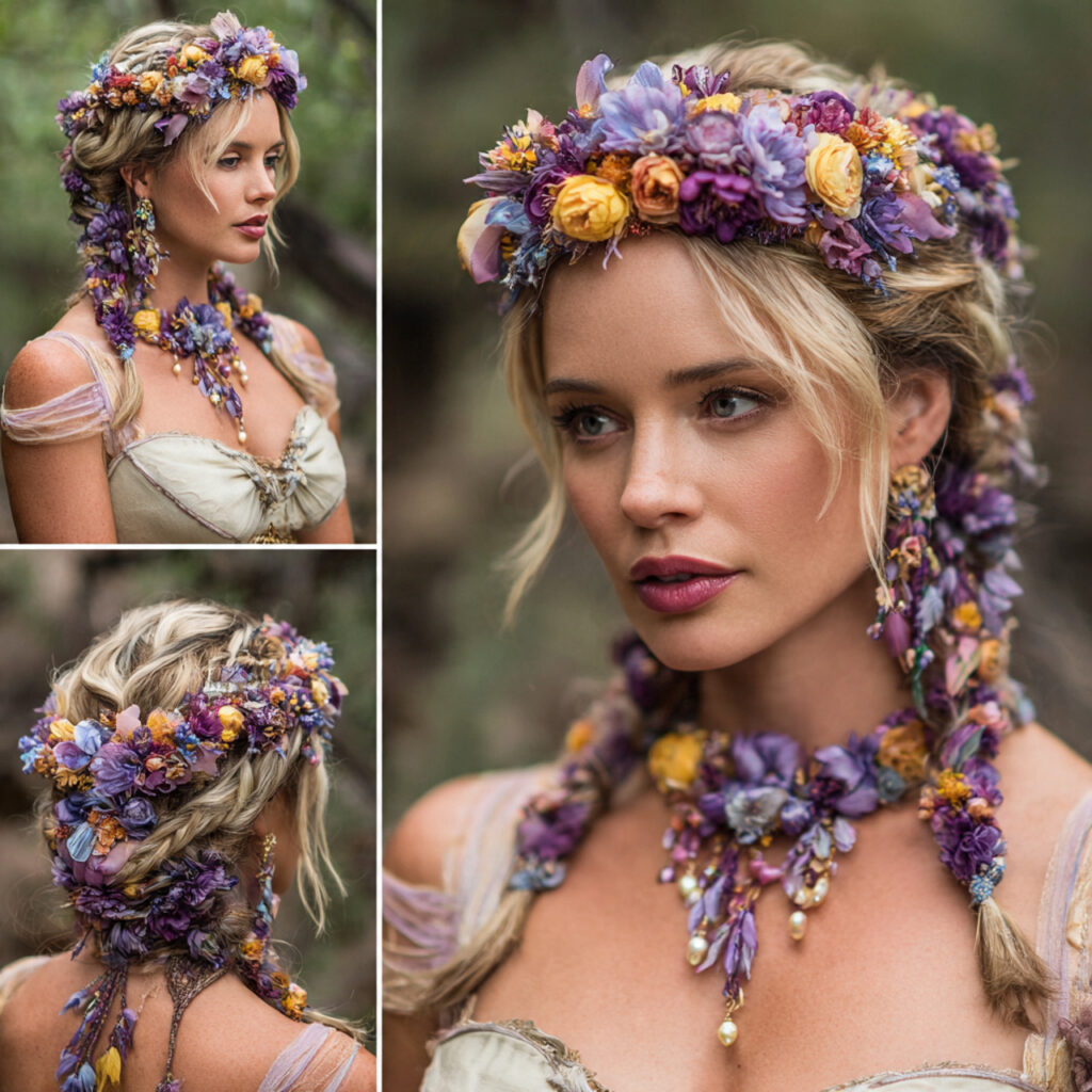 Whimsical Flower Crown Stylings