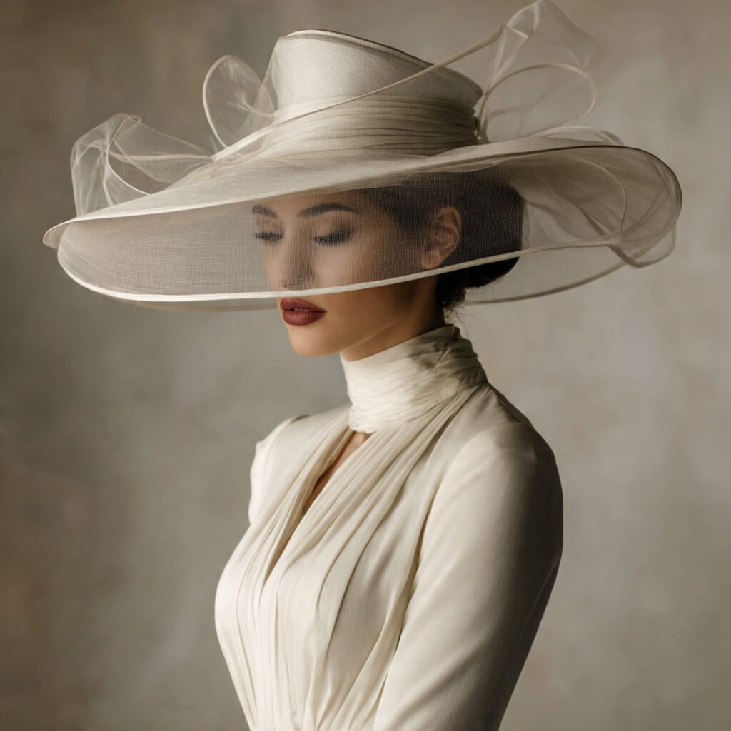 Wide Brimmed Bolero Hats and Veils