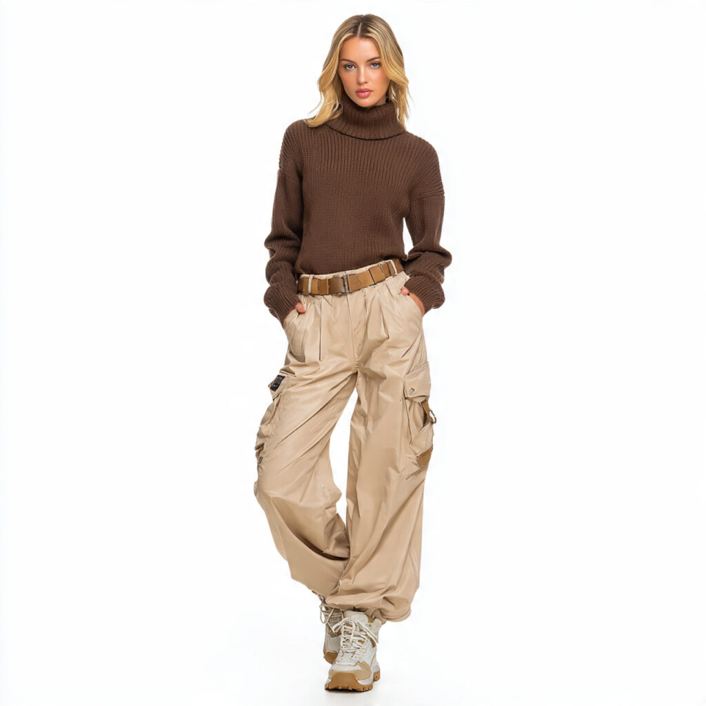Wide Leg Cargo Pants