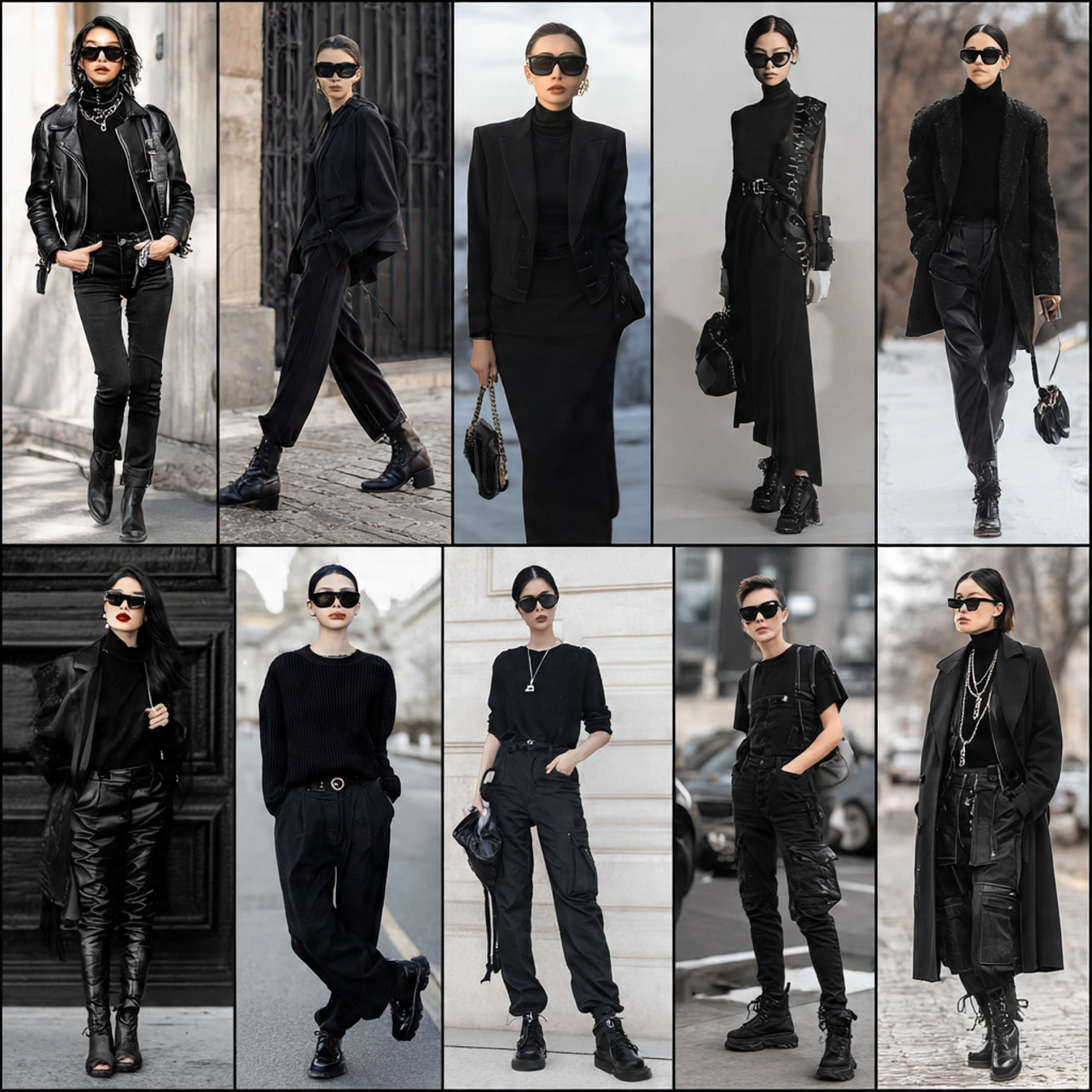 All Black Outfit Aesthetic