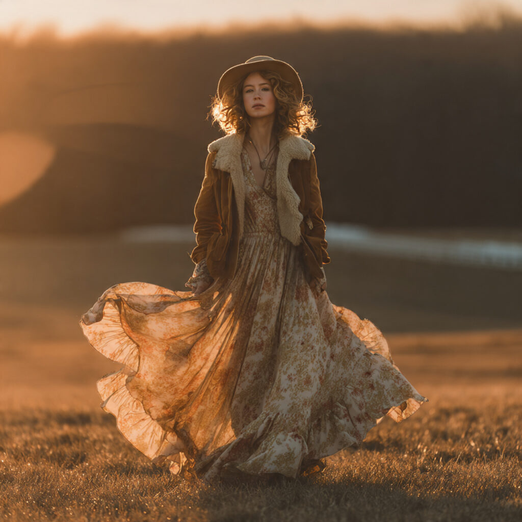 Bohemian Seventies Free Spirit