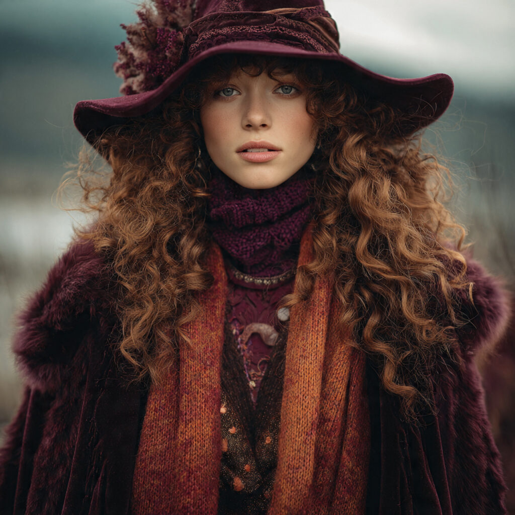 Bohemian Velvet and Shearling