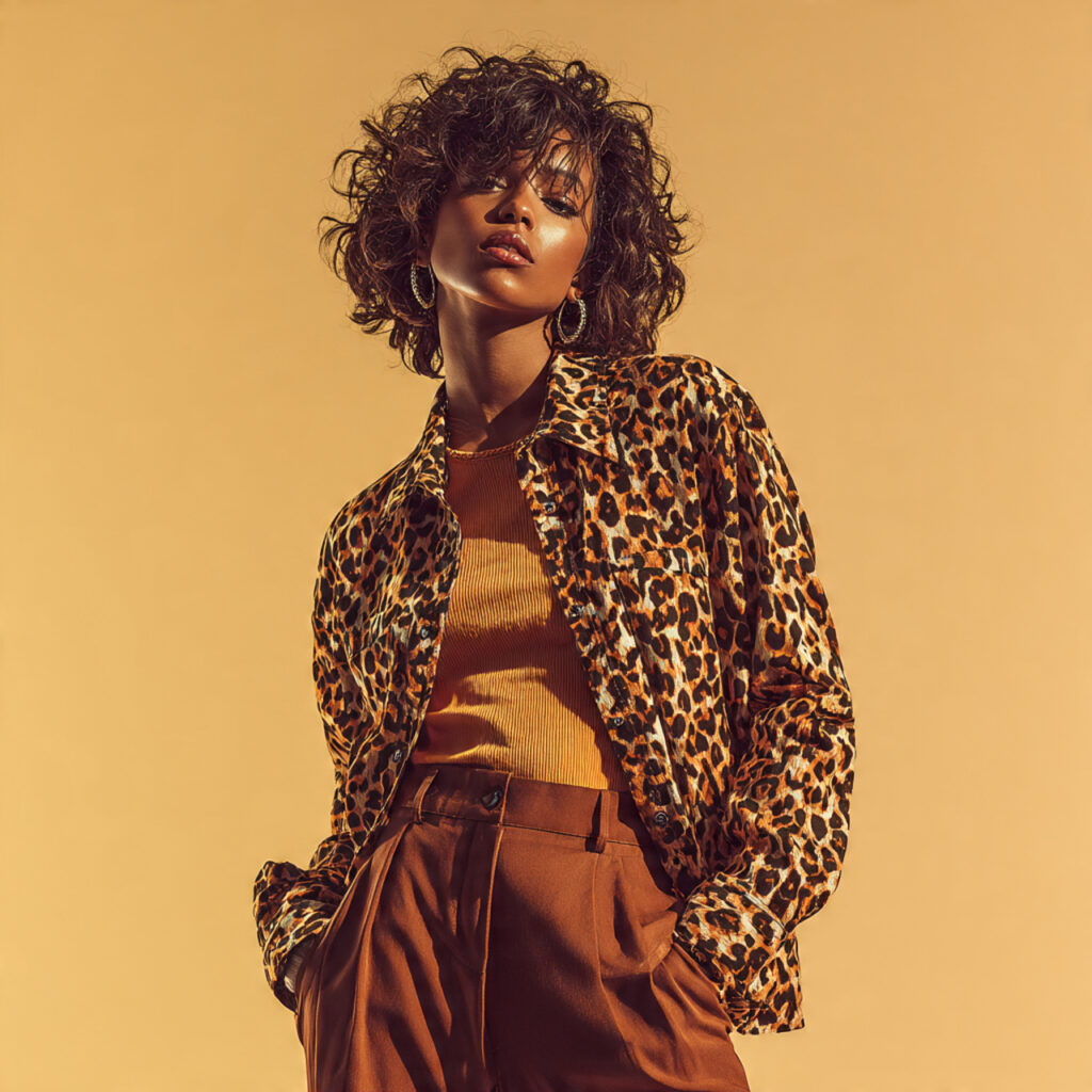 Bold Animal Print Statement Idea