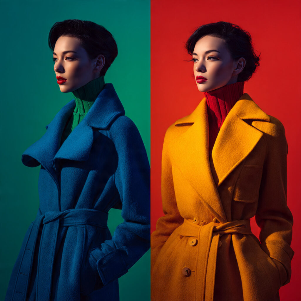 Bold Colored Wool Coats