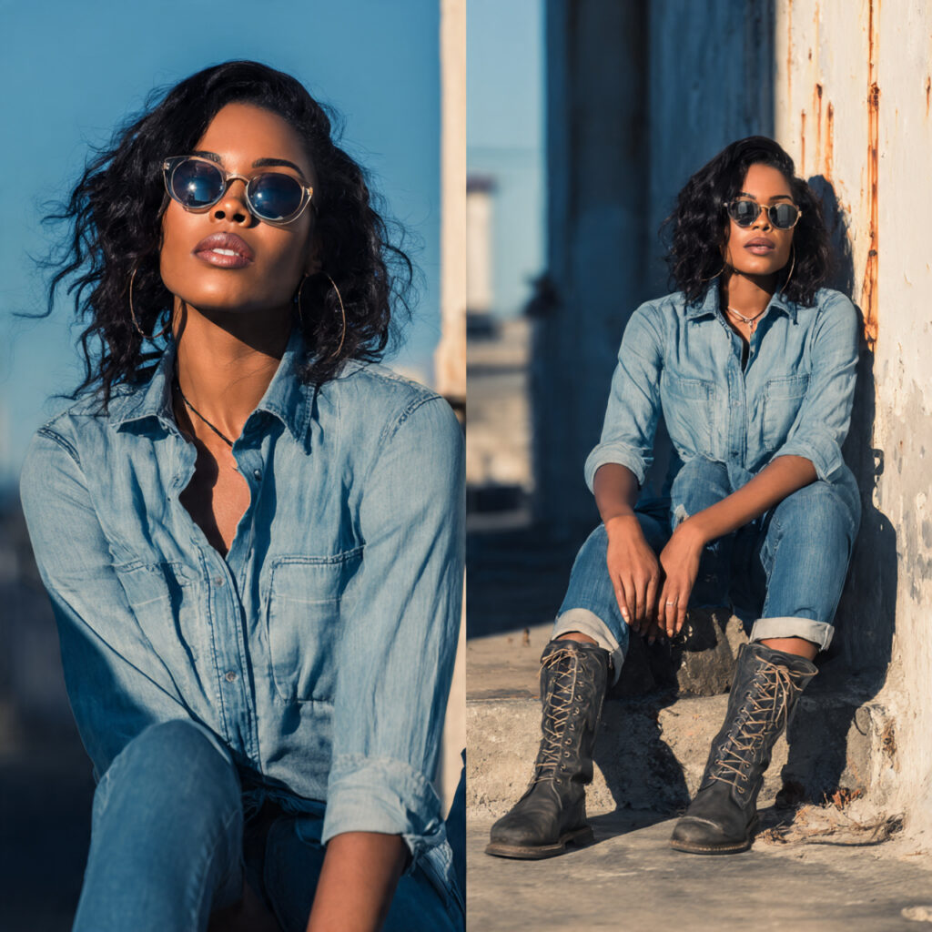 Classic Denim on Denim Idea