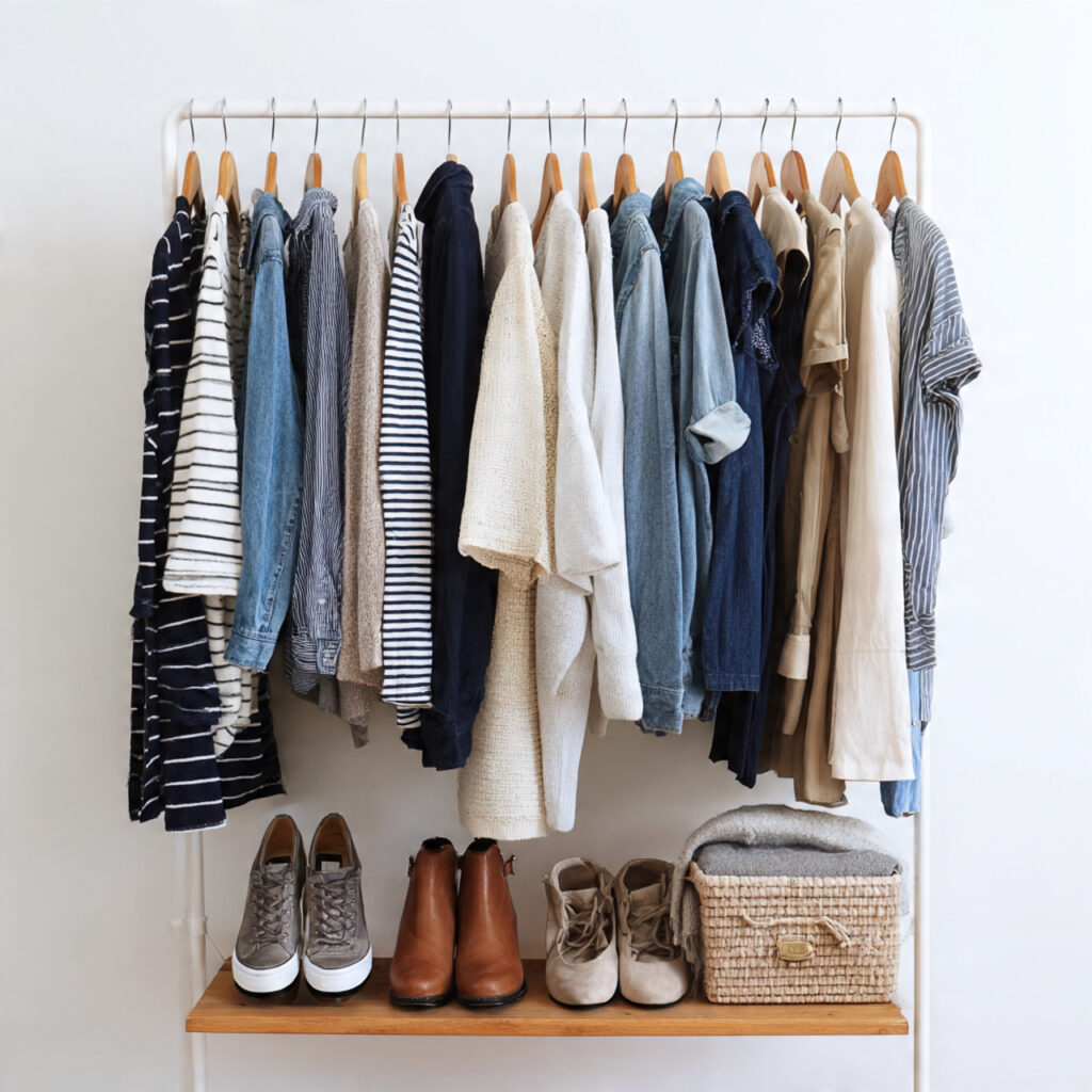 20 Best College Outfit Ideas Aesthetic to Elevate Your Campus Look 10 Clean Girl Capsule Wardrobe Idea