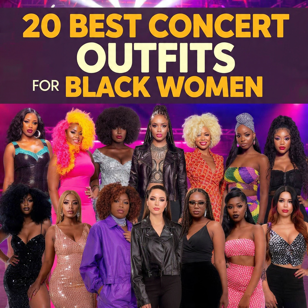 Concert Outfits for Black Women