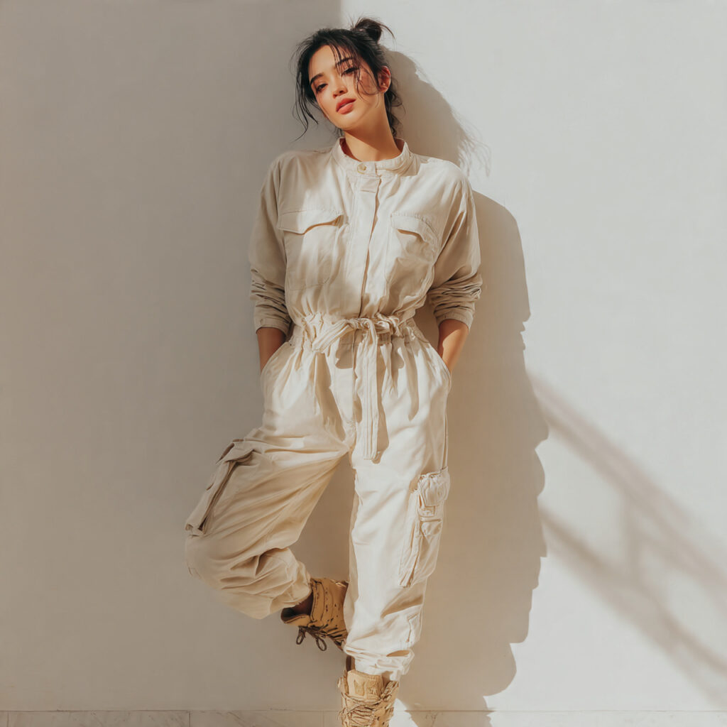 Contemporary Utility Jumpsuit Idea