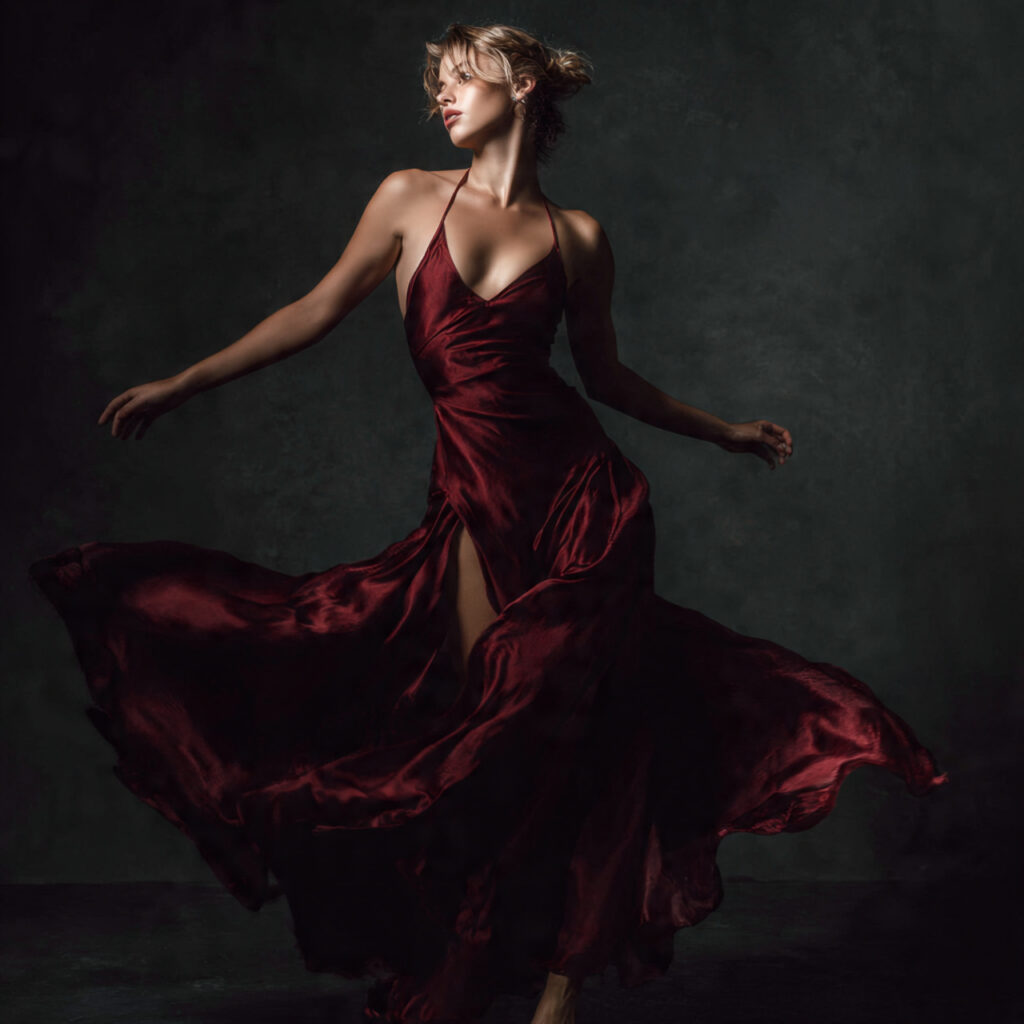 Deep Burgundy Silk Slips