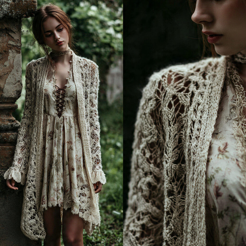 Delicate Crochet Lace Cardigans