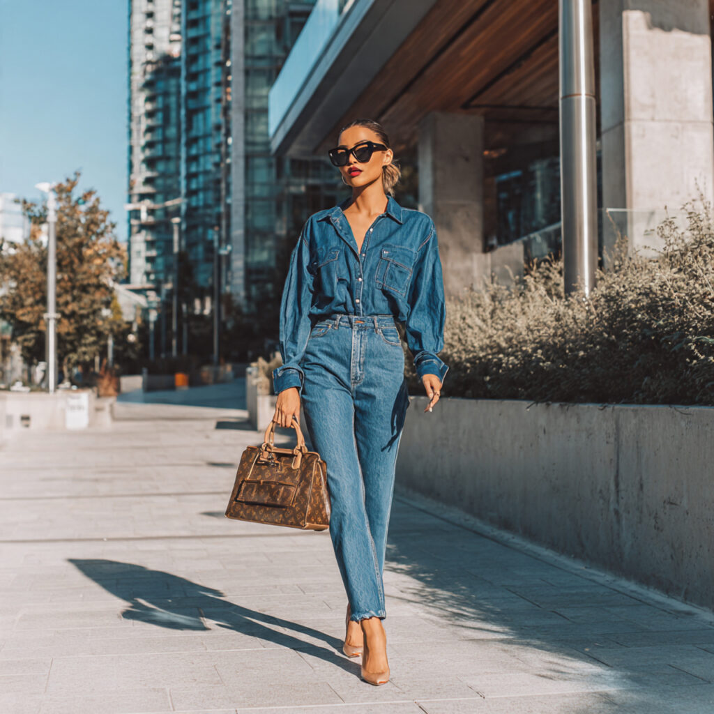 Denim on Denim Luxury Ensemble