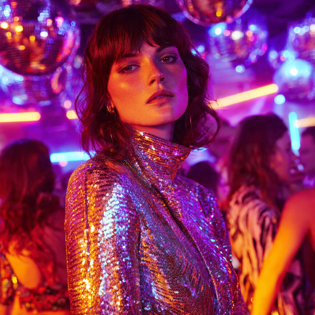 Disco Fever Sequin Styling