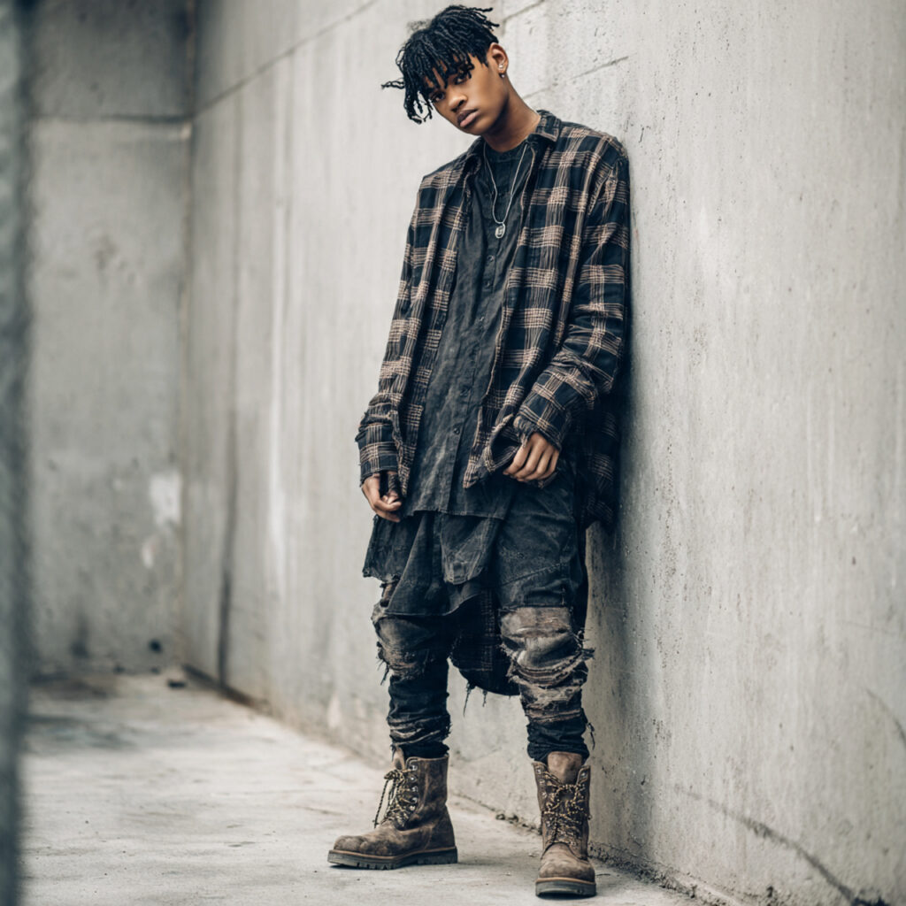 Distressed Grunge Rocker Idea