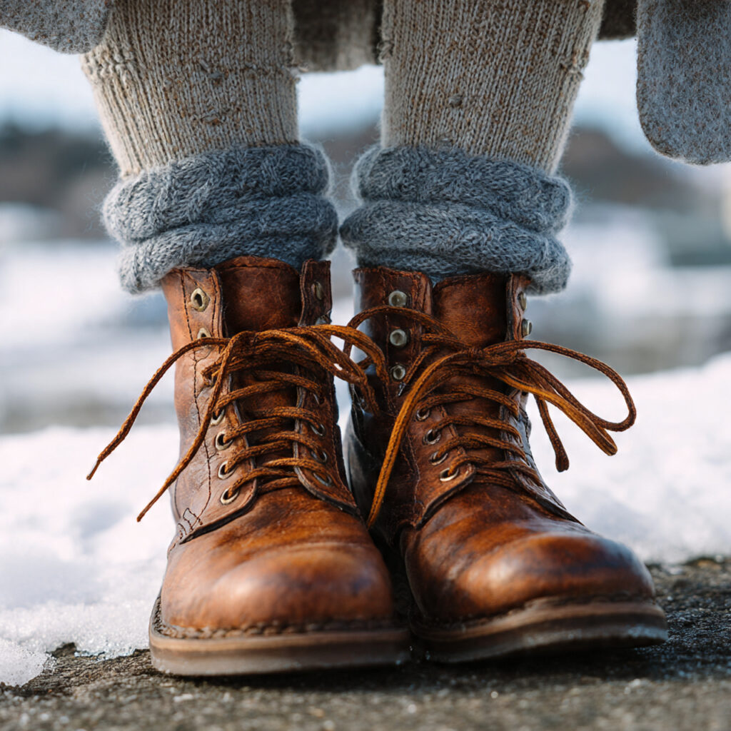 Doc Martens and Wool Socks