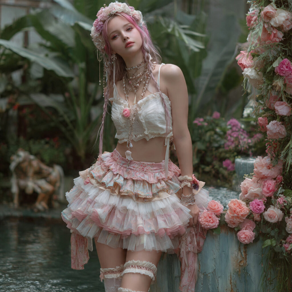 Ethereal Fairycore Layered Tulle Skirts