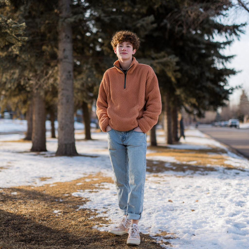 Fleece Quarter Zip Pullovers