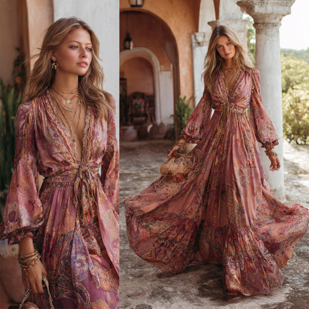 Flowy Bohemian Maxi Dresses