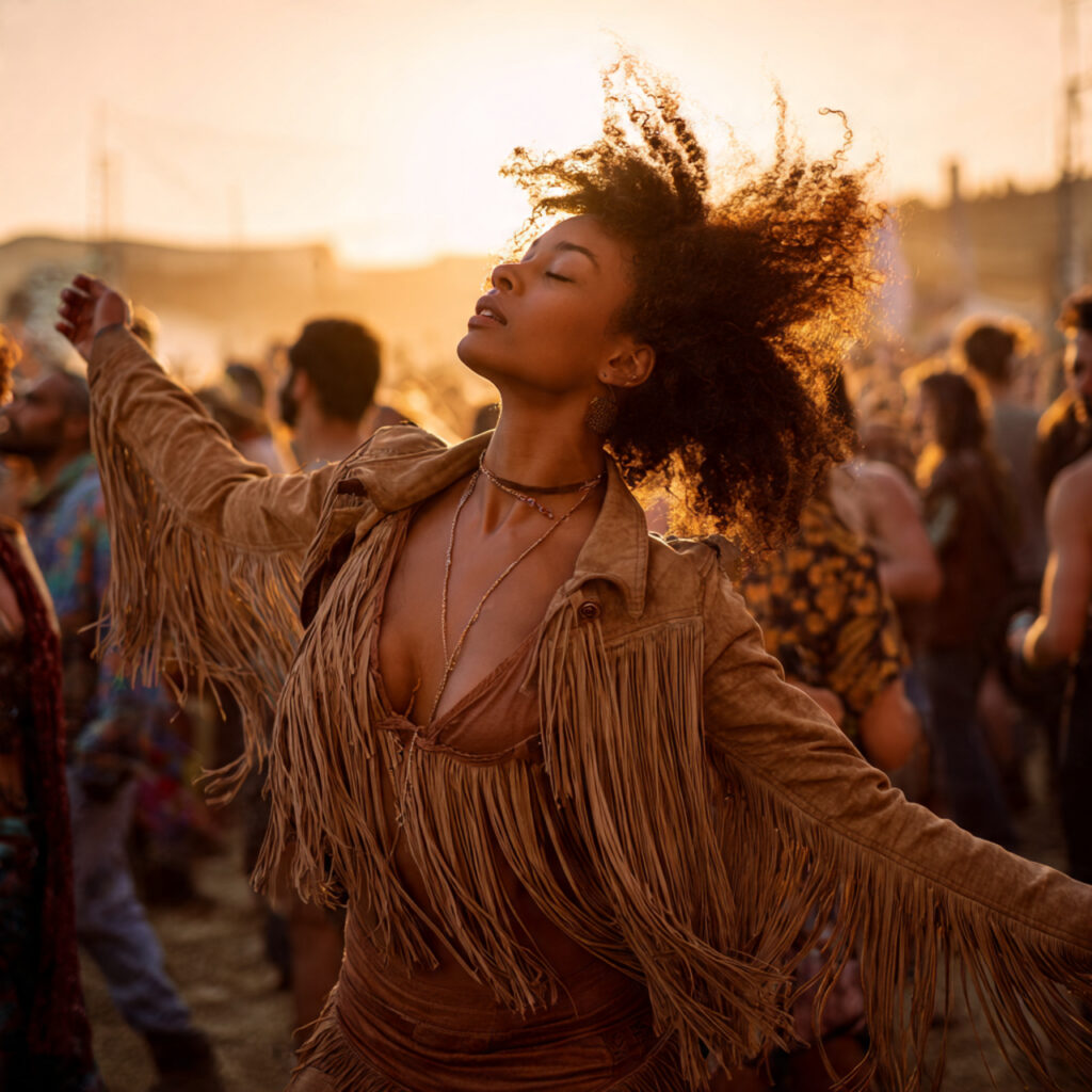 20 Best Concert Outfits for Black Women Ideas to Try Now 13 Fringed Suede Jackets