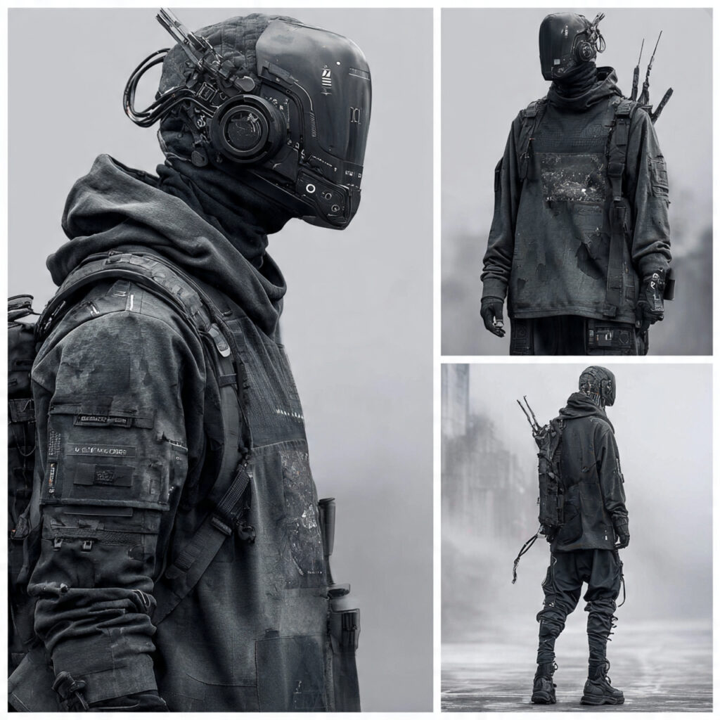 20 Best College Outfit Ideas Aesthetic to Elevate Your Campus Look 16 Futuristic Techwear Aesthetic Idea