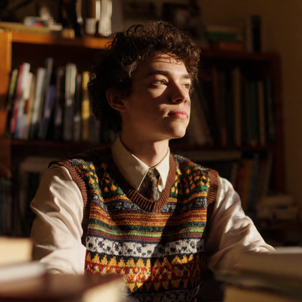 Knit Sweater Vests Over Collared Shirts