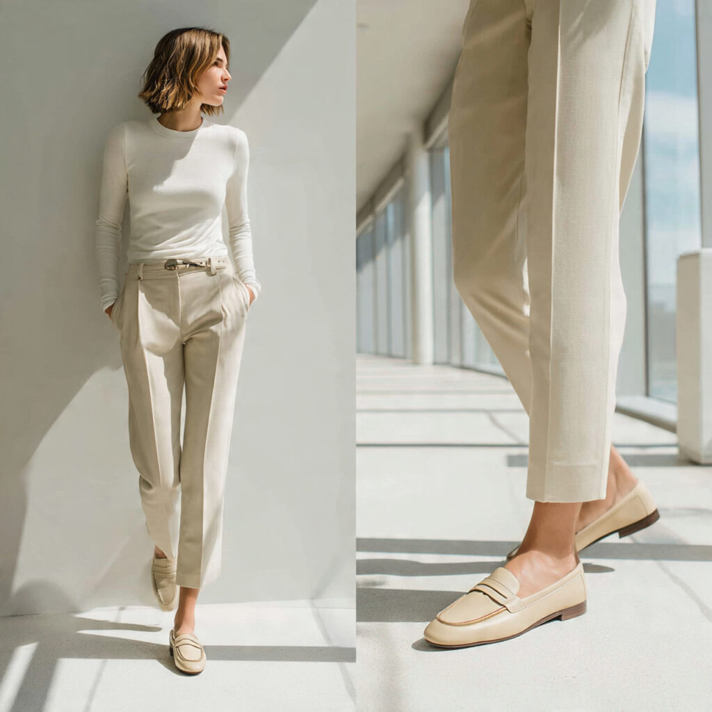 Loafer and Ankle Length Slack Idea