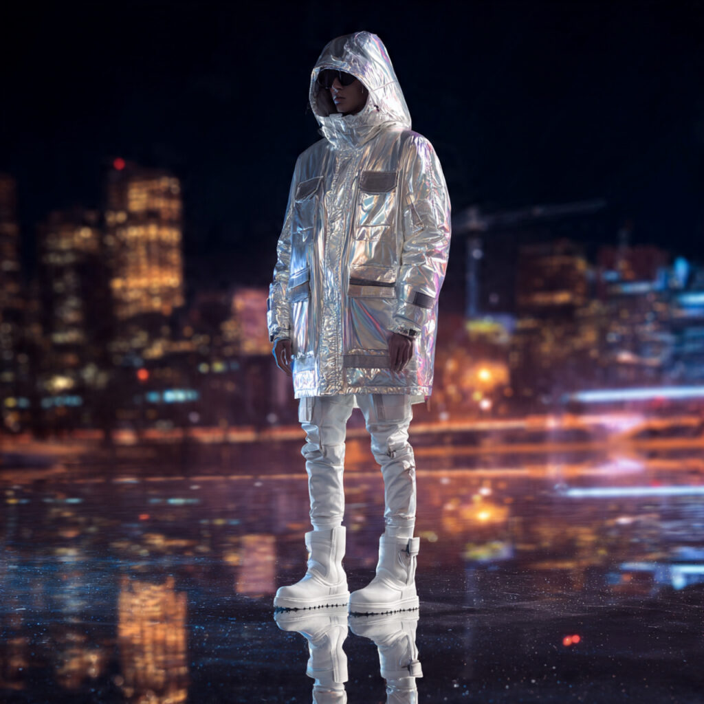 Metallic Down Parkas