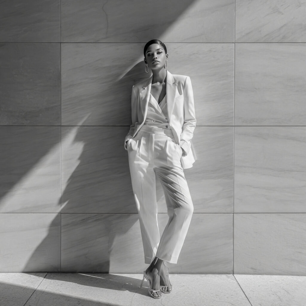 Monochrome Power Suit Idea
