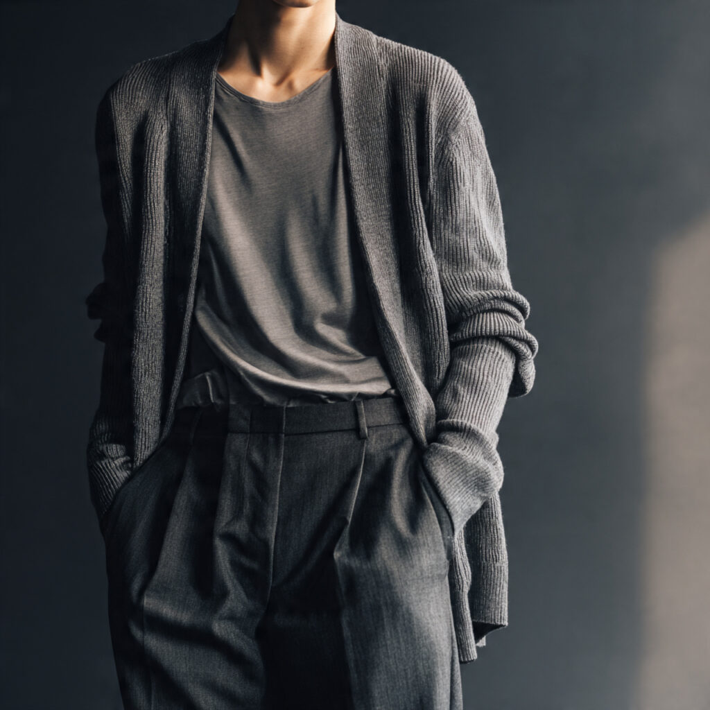 Monochrome Slate Gray Layering