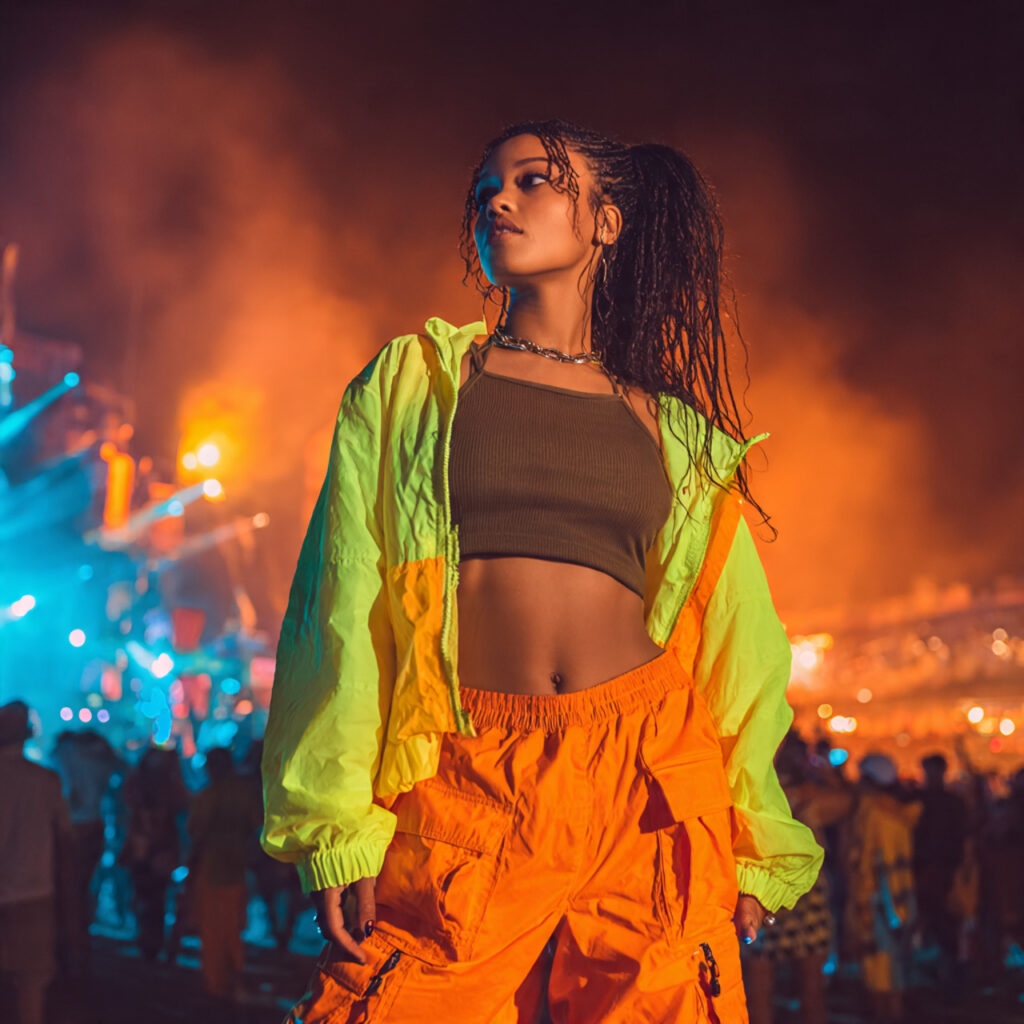 20 Best Concert Outfits for Black Women Ideas to Try Now 10 Neon Streetwear Aesthetics