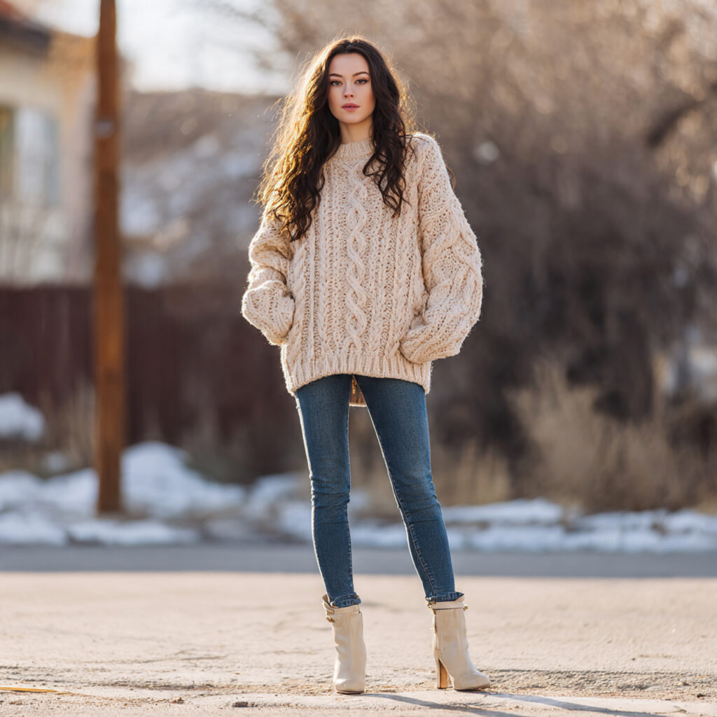 Oversized Chunky Knit Sweaters