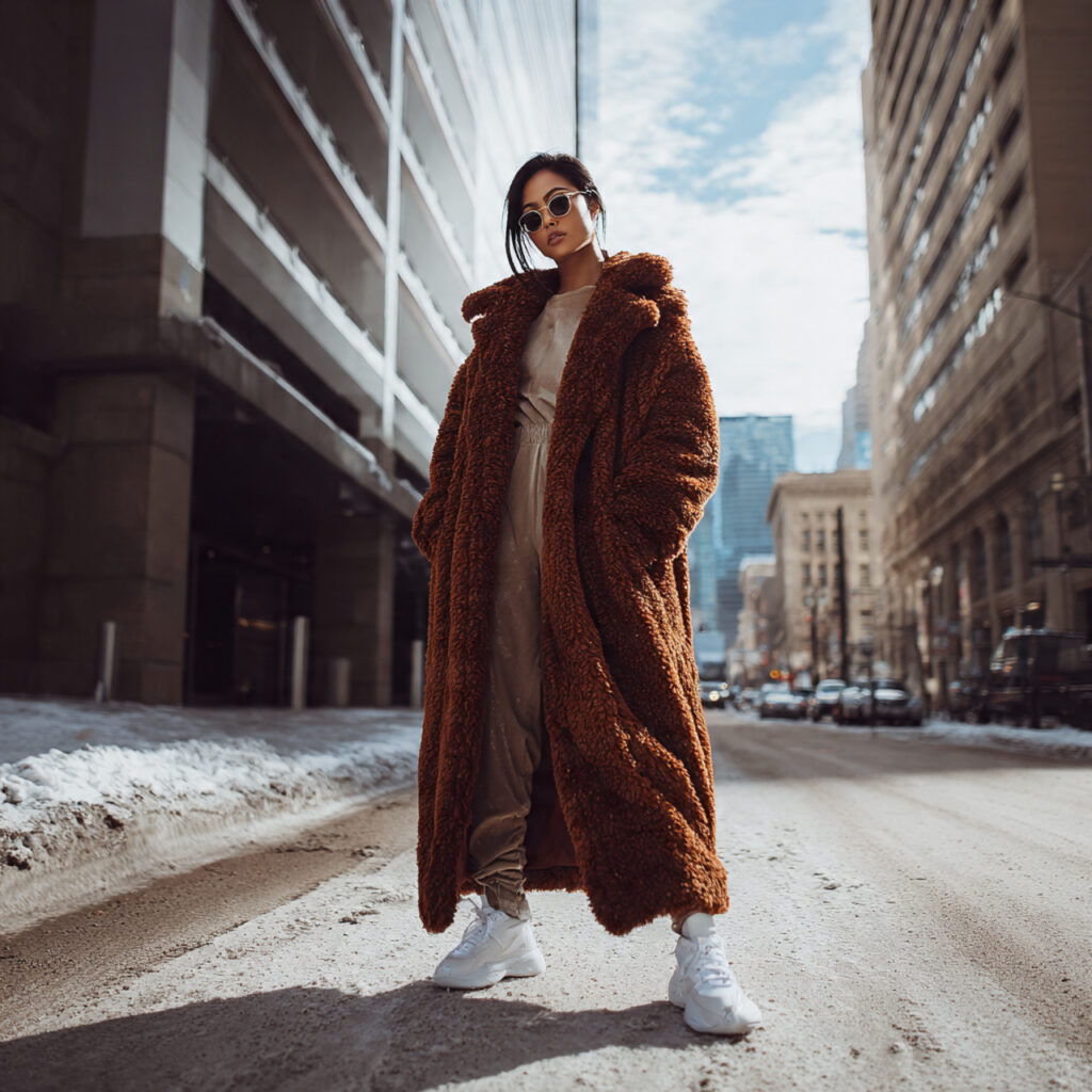 Oversized Faux Fur Coats