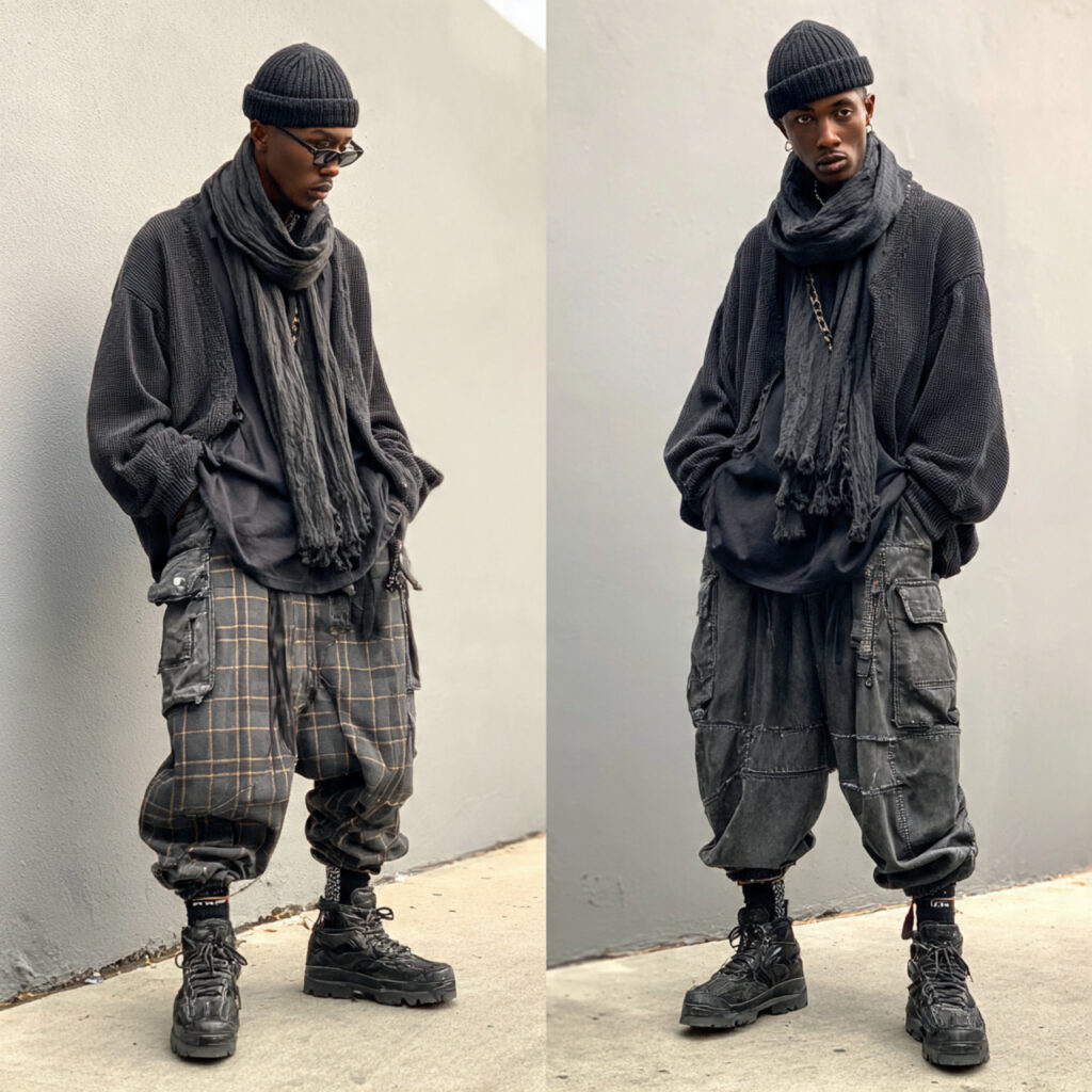 20 Best College Outfit Ideas Aesthetic to Elevate Your Campus Look 2 Oversized Streetwear Layering Idea