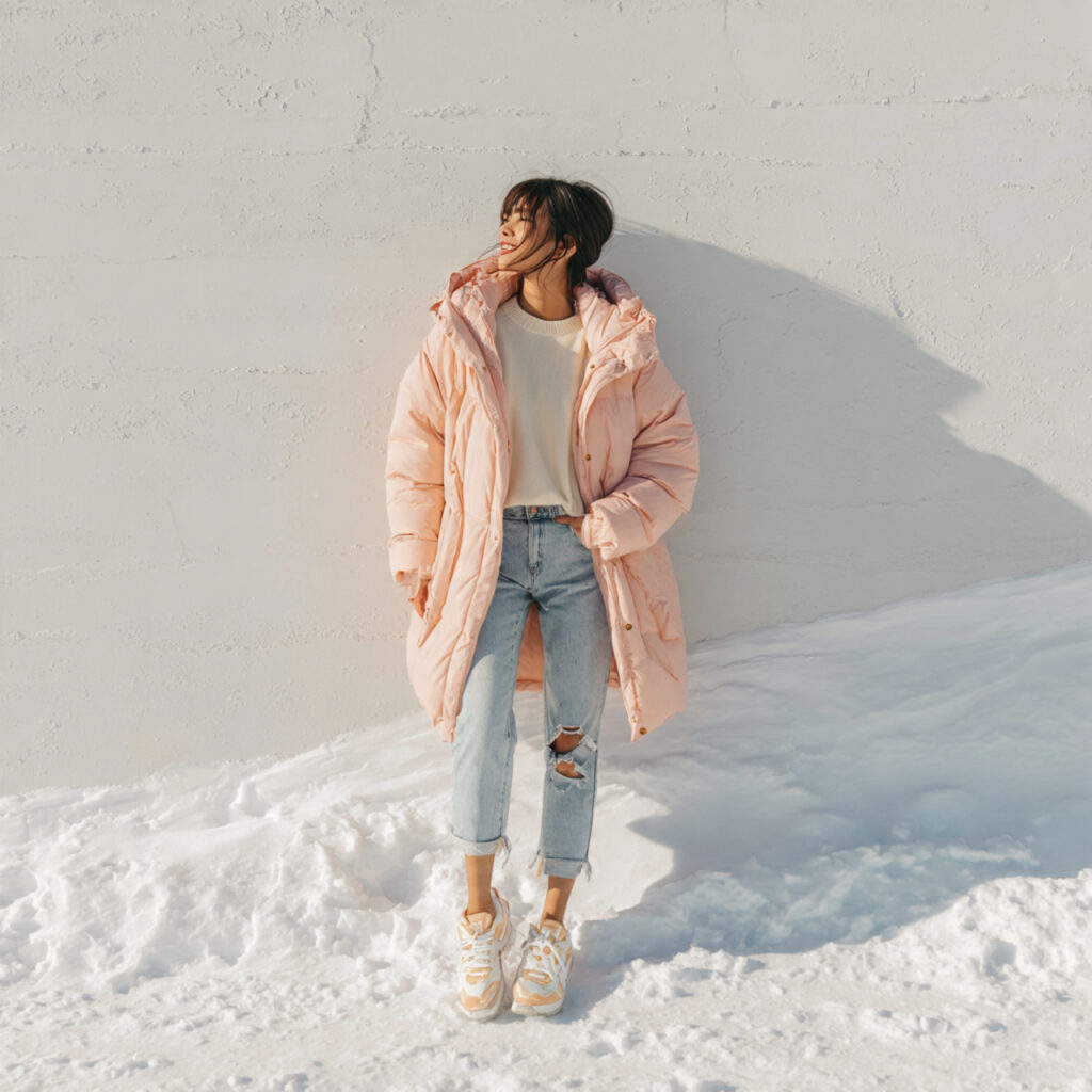 Pastel Puffer Coats