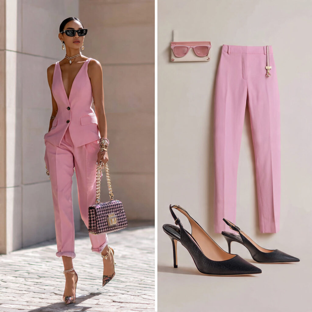 Pointed Toe Slingback Heels