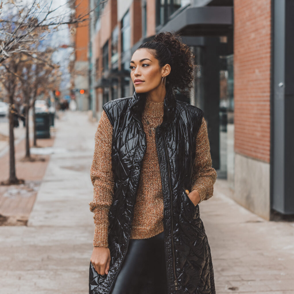 Quilted Longline Vest Inspiration