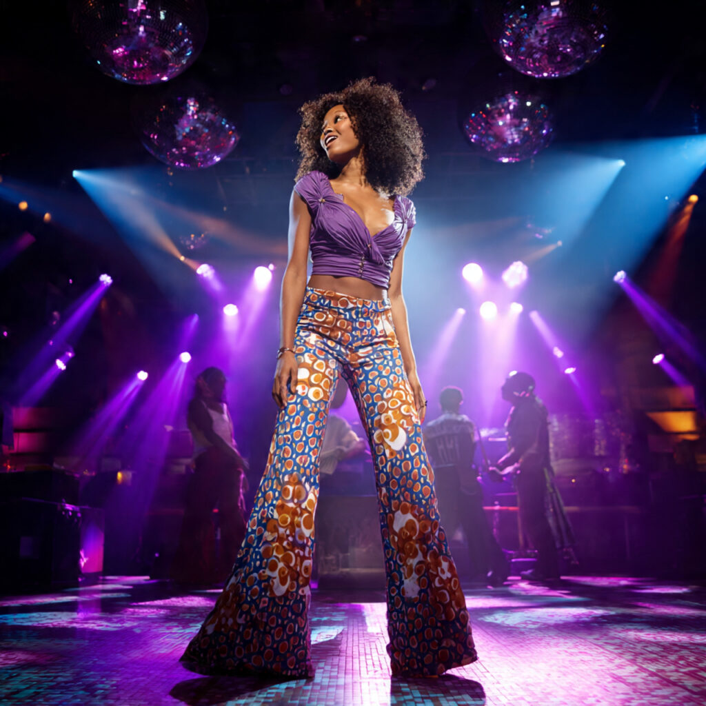 20 Best Concert Outfits for Black Women Ideas to Try Now 15 Retro Disco Inspired Flares