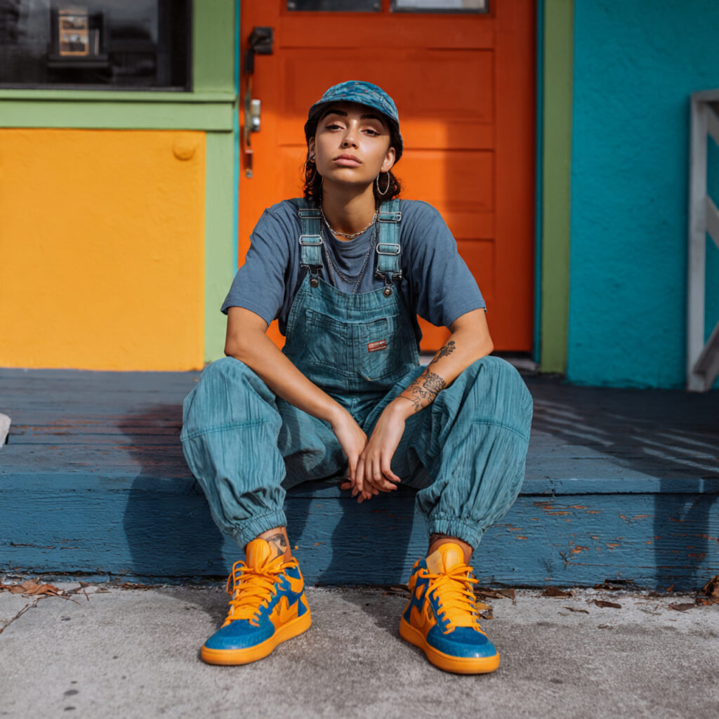 Retro Ninety Style Overalls