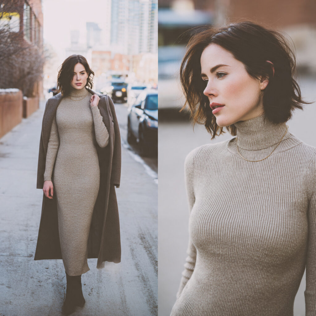 Ribbed Knit Maxi Dresses