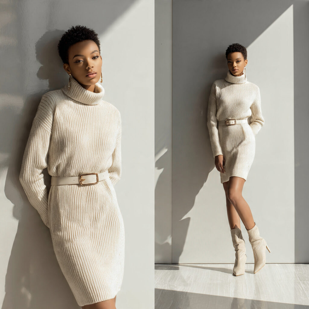 Ribbed Sweater Dresses