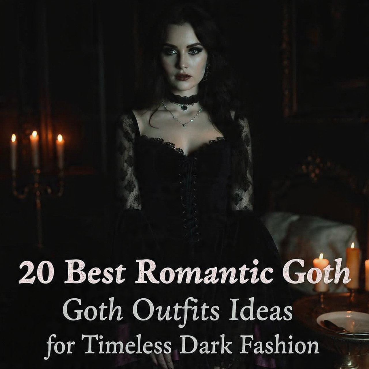 Romantic Goth Outfits