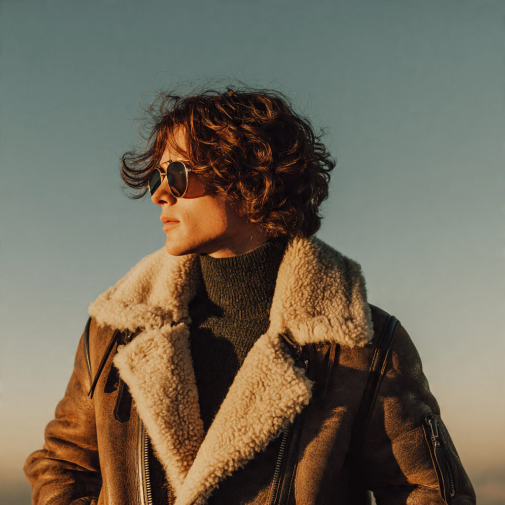 Shearling Aviator Jacket Style