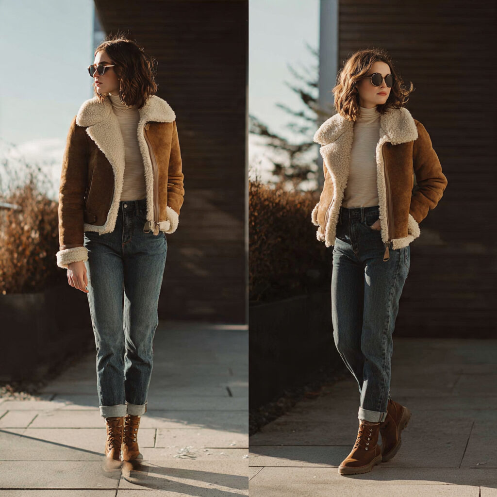 Shearling Aviator Jackets