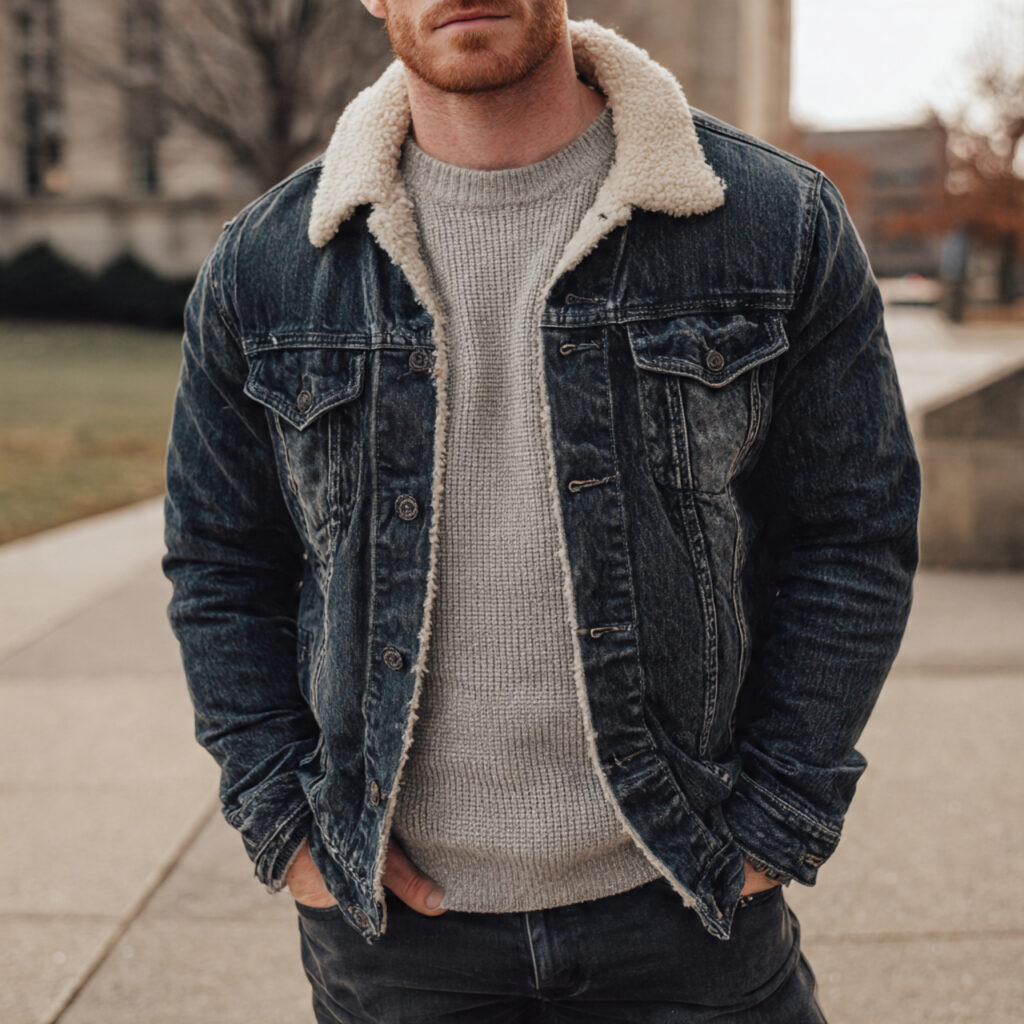 Shearling Lined Denim Jackets