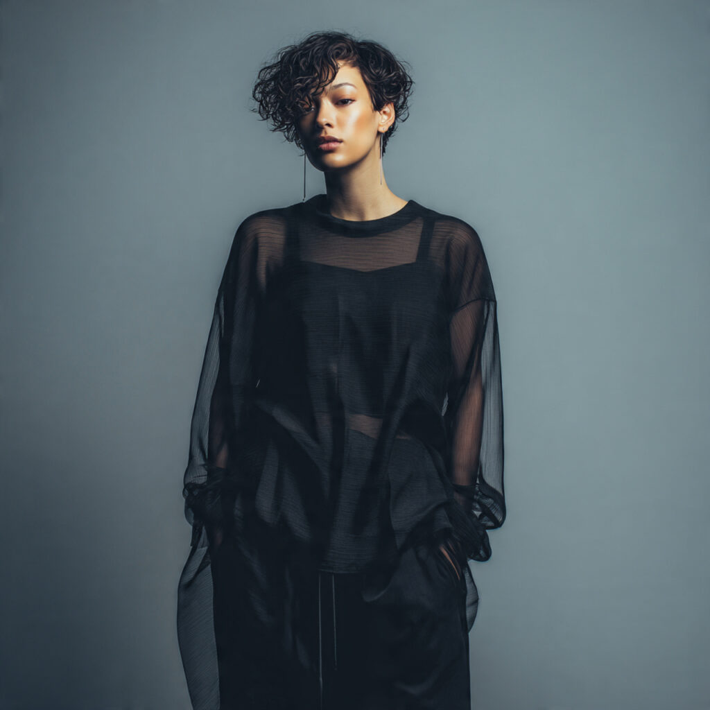 Sheer Mesh Layering Idea